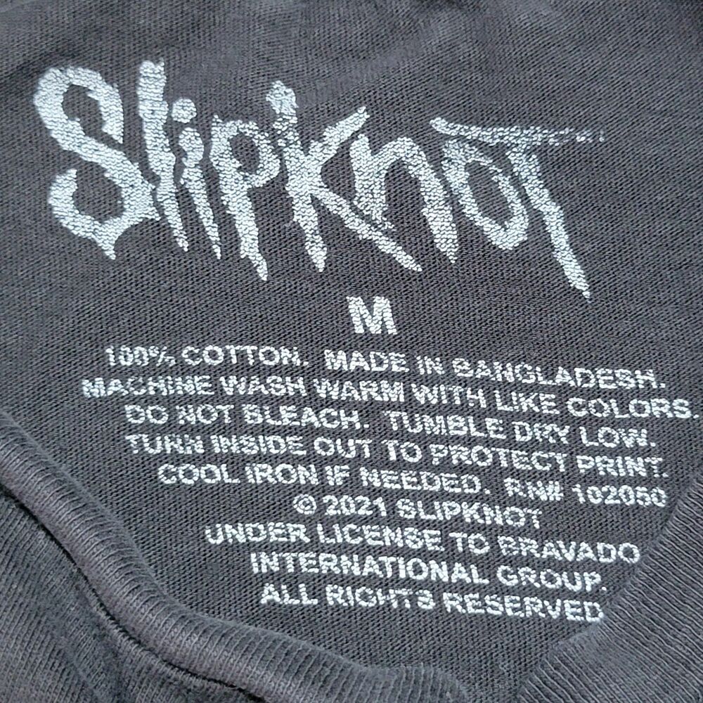 Slipknot SS Black Unisex Tee "Subliminal Verses World Tour 2005" - Size Medium - Picture 5 of 8